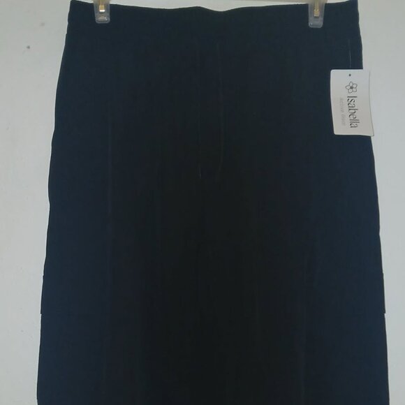 3 Brand New Isabella Activewear Black Parachute Pants – Size Large - Picture 2 of 4